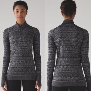 Lululemon Rest Less 1/4 Zip Long Sleeve Pullover